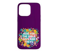 Custodia per iPhone 15 Pro Max Here for The Girls Gays and Theys Cool LGBTQ