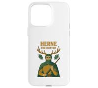 Custodia per iPhone 15 Pro Max Herne the Hunter English Woodland Spirit Folklore Design