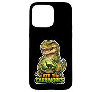 Custodia per iPhone 15 Pro Max Ho mangiato i carbivori Dino Keto Humor