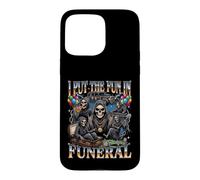 Custodia per iPhone 15 Pro Max Ho messo il divertimento in funerale Tristo Mietitore Partito Bootleg Halloween