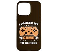Custodia per iPhone 15 Pro Max Ho messo in pausa il mio gioco per essere qui Turchia Ringraziamento Gamer Boys