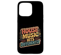 Custodia per iPhone 15 Pro Max House Music Hits Differently EDM Mood Party -