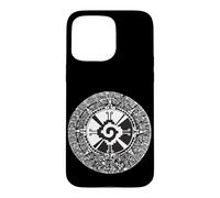 Custodia per iPhone 15 Pro Max Hunab Ku Aztec Maya Calendario Simbolo