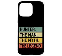 Custodia per iPhone 15 Pro Max Hunter The Man The Myth The Legend Citazione personalizzata divertente