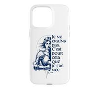 Custodia per iPhone 15 Pro Max I Am Not Afraid I Was Nat To Do This Joan of Arc Navy Ink