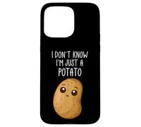 Custodia per iPhone 15 Pro Max I Don't Know I'm Just A Potato Funny Kawaii Potato Saying