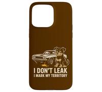 Custodia per iPhone 15 Pro Max I Don't Leak Mark My Territory Old Classic Muscle Car Dog