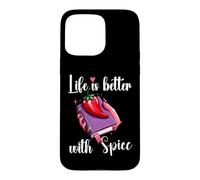Custodia per iPhone 15 Pro Max I Like My Books Spicy Romance Book Life is Better with Spice