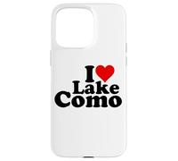 Custodia per iPhone 15 Pro Max I LOVE HEART LAKE COMO LOMBARDIA ITALIA
