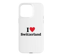 Custodia per iPhone 15 Pro Max I love Switzerland