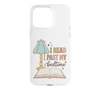 Custodia per iPhone 15 Pro Max I Read Past My Bedtime Bookworm Reader Librarian Retro