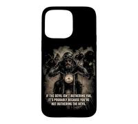 Custodia per iPhone 15 Pro Max If The Devil Isn't Bothering You... Men Christian Motorcycle