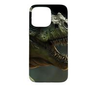 Custodia per iPhone 15 Pro Max Il dinosauro verde è uno spettacolo epico dalla preistoria