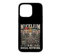 Custodia per iPhone 15 Pro Max Il micelio è il mio fungo di foraggiamento dei funghi sui social network
