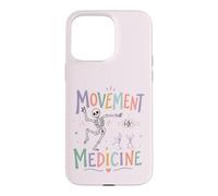 Custodia per iPhone 15 Pro Max Il movimento di terapia fisica è scheletro della medicina