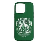 Custodia per iPhone 15 Pro Max Il pompiere eroe della lotta agli incendi boschivi di Wildland Nature