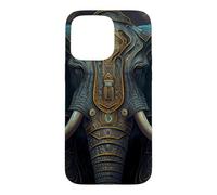 Custodia per iPhone 15 Pro Max Il sublime maestoso re elefante fantasy