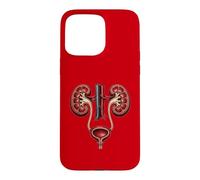 Custodia per iPhone 15 Pro Max Illustrazione medica di urologia nefrologia anatomia renale
