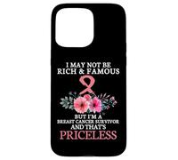 Custodia per iPhone 15 Pro Max I'm A Breast Cancer Survivor Shirt - Survivor del cancro al seno