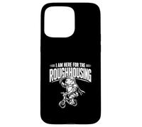 Custodia per iPhone 15 Pro Max I'm Here For The Roughhousing Funny Capybara Knight Rides