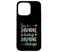 Custodia per iPhone 15 Pro Max I'm Jasmine Doing Jasmine Things Nome personalizzato