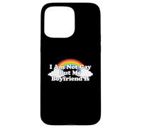 Custodia per iPhone 15 Pro Max I'm Not Gay But My Boyfriend Is