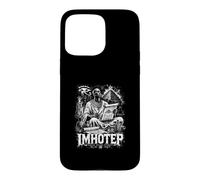 Custodia per iPhone 15 Pro Max Imhotep Genius costruisce l'eternità egittologia