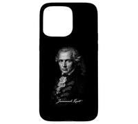 Custodia per iPhone 15 Pro Max Immanuel Kant Classico Ritratto filosofo illuminista