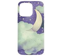 Custodia per iPhone 15 Pro Max In My Fantasy Era Witchy Green Sage Purple Moon Phases Stars