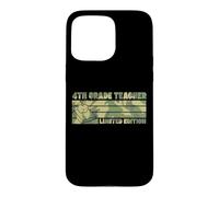 Custodia per iPhone 15 Pro Max Insegnante di quarta elementare Edizione Limitata Retro 70s Style Teacher