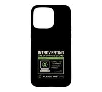 Custodia per iPhone 15 Pro Max Introverting in Progress Design Retrò Computer