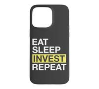 Custodia per iPhone 15 Pro Max Investing Lover Eat Sleep Invest Repeat