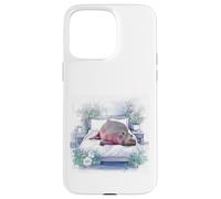 Custodia per iPhone 15 Pro Max Ippopotamo che dorme nel letto
