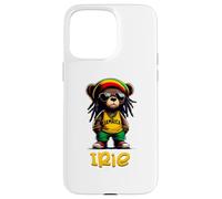 Custodia per iPhone 15 Pro Max IRIE Orsacchiotto Giamaica radici rasta reggae music