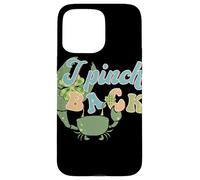 Custodia per iPhone 15 Pro Max Irish Punch Back Shamrock Crab Lucky St Patricks Art