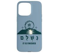 Custodia per iPhone 15 Pro Max It is Finished - Hebrew Passover Easter Jesus Empty Tomb