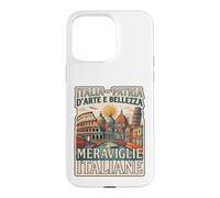 Custodia per iPhone 15 Pro Max Italia Patria D'Arte E Bellezza Meraviglie Italiane Grafica