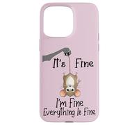 Custodia per iPhone 15 Pro Max It's fine I'm fine everything is fine funny Cute Mouse Rat
