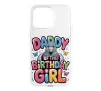 Custodia per iPhone 15 Pro Max It's My dad's Birthday piccione Daddy Family Bday