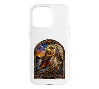Custodia per iPhone 15 Pro Max Jacob Wrestling The Angel At Dawn Cattedrale Mosaico Opera d'arte