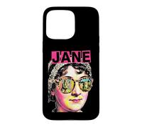 Custodia per iPhone 15 Pro Max Jane Austen Orgoglio e pregiudizio Bookish Pop Art Ritratto