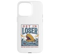 Custodia per iPhone 15 Pro Max Jonah and the Whale Funny Christian Bible Story God