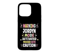 Custodia per iPhone 15 Pro Max JORDYN Personalized Women's Gift Custom JORDYN