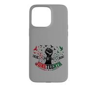 Custodia per iPhone 15 Pro Max Juneteenth Freedom Day Emancipation Fist