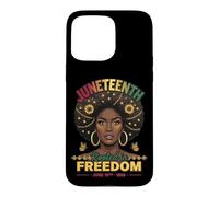 Custodia per iPhone 15 Pro Max Juneteenth Radicato nella libertà Giugno 1865 Black History Women's