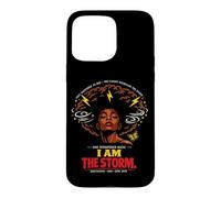 Custodia per iPhone 15 Pro Max Juneteenth She Whispered I Am The Storm Womens Black History