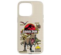 Custodia per iPhone 15 Pro Max Jurassic Park Dinosaur Breach