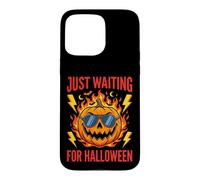 Custodia per iPhone 15 Pro Max Just Waiting For Halloween Pumpkin Occhiali da sole