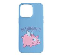 Custodia per iPhone 15 Pro Max Just Wingin' It Derpy - Maiale volante