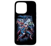 Custodia per iPhone 15 Pro Max Justice League Cosmic Crew